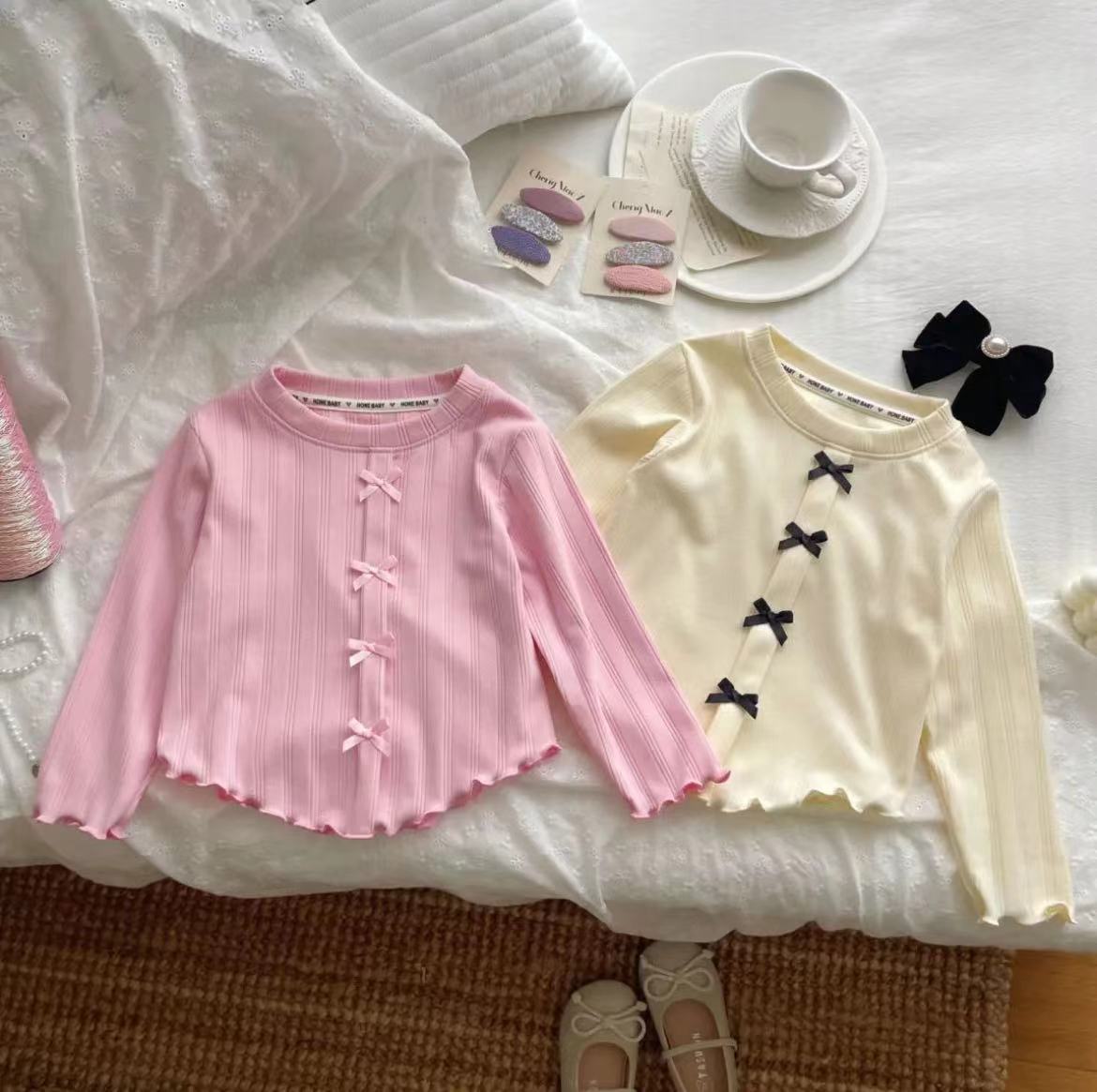 「2024」子供服★トップス★Tシャツ★韓国風子供服★2色90cm〜140cm