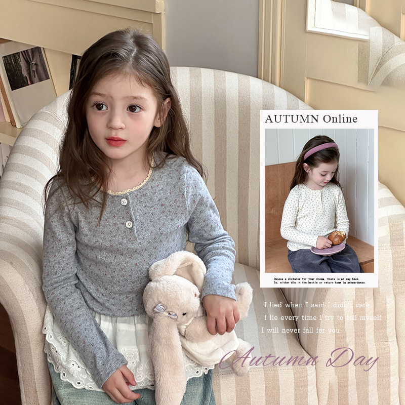 2024秋新品A★子供服　トップス★90cm〜160cm 2色