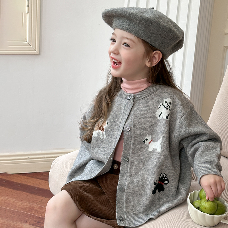 202秋新品A★子供服 　カーディガン★90cm〜160cm