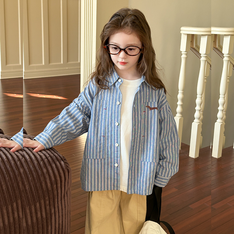 2024秋新品A★子供服　トップス　シャツ★90cm〜160cm