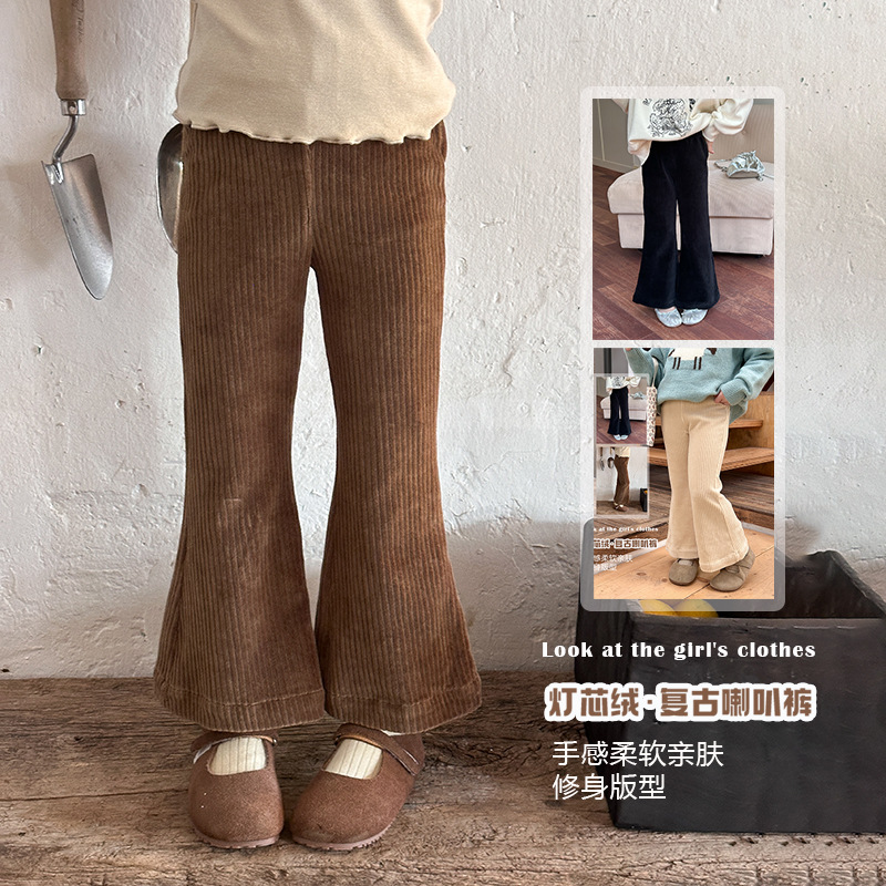 2024秋新作A★子供服　ズボン★90cm〜160cm 3色