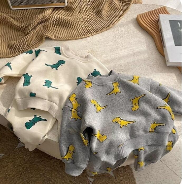 「2024」子供服★トップス+ズボン★セットアップ★恐竜★韓国風子供服★2色80cm〜130cm