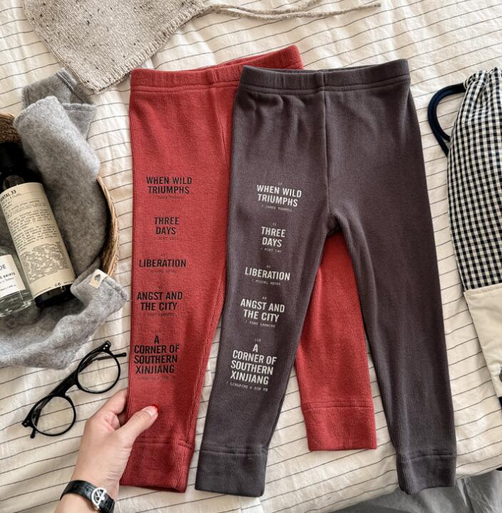 2024秋冬新品★子供服　ズボン　レギンス★80cm〜130cm 2色