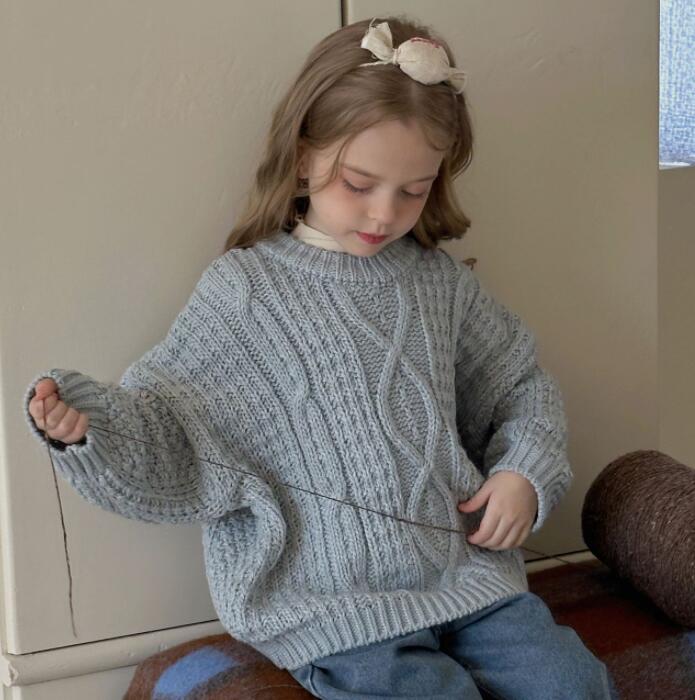 「2024」子供服★トップス★ニット★セーター★韓国風子供服★90cm〜140cm