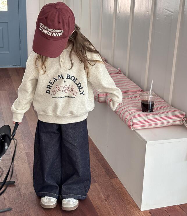 2024秋新品A★子供服　トレーナー&ズボン分けて★90-160cm★