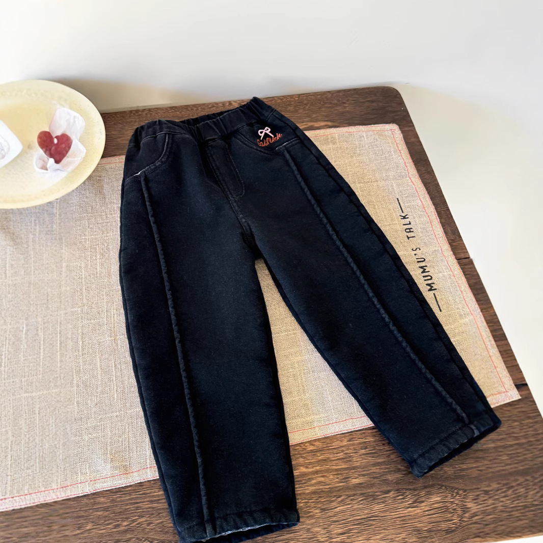 2024秋冬新品Y★子供服　ズボン  裏起毛 ★90cm〜150cm