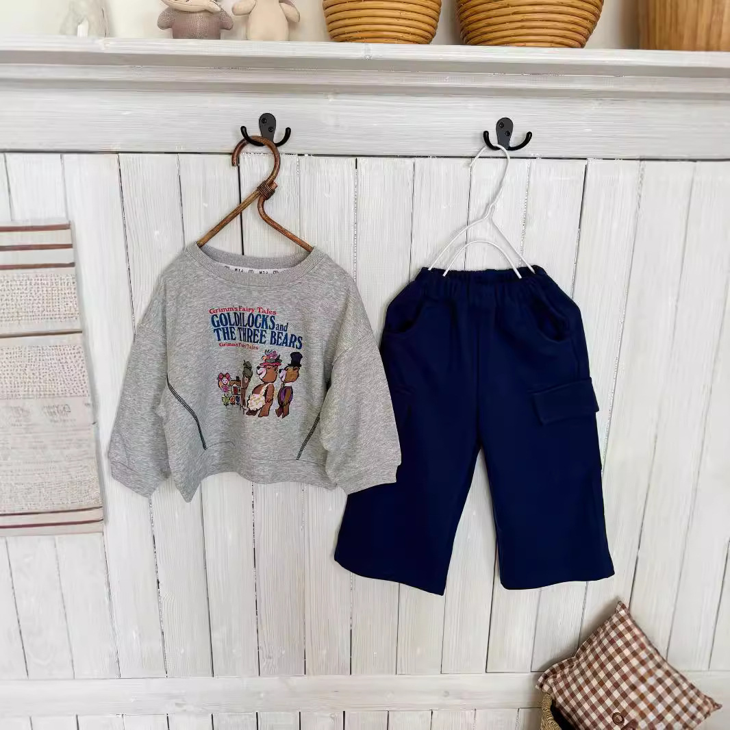 2024★春秋新作★韓国風ベビー服★トップス+ズボン★90cm〜150cm