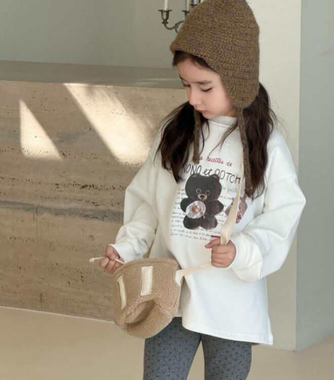 2024秋冬新作LM★子供服　トップス　裏起毛★90cm〜150cm