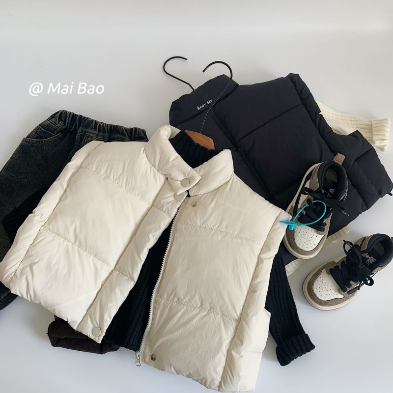 2024秋冬新品★子供服 　ベストコート★90cm〜140cm 2色