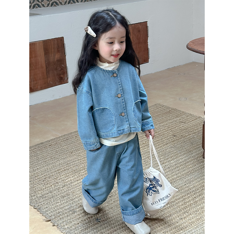 2024★春秋新作★韓国風ベビー服★トップス+ズボン★90〜140