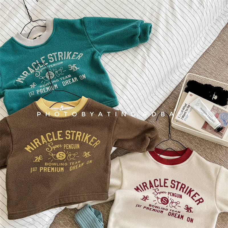 2024冬新入荷S★子供服　トップス★80cm〜130cm 3色