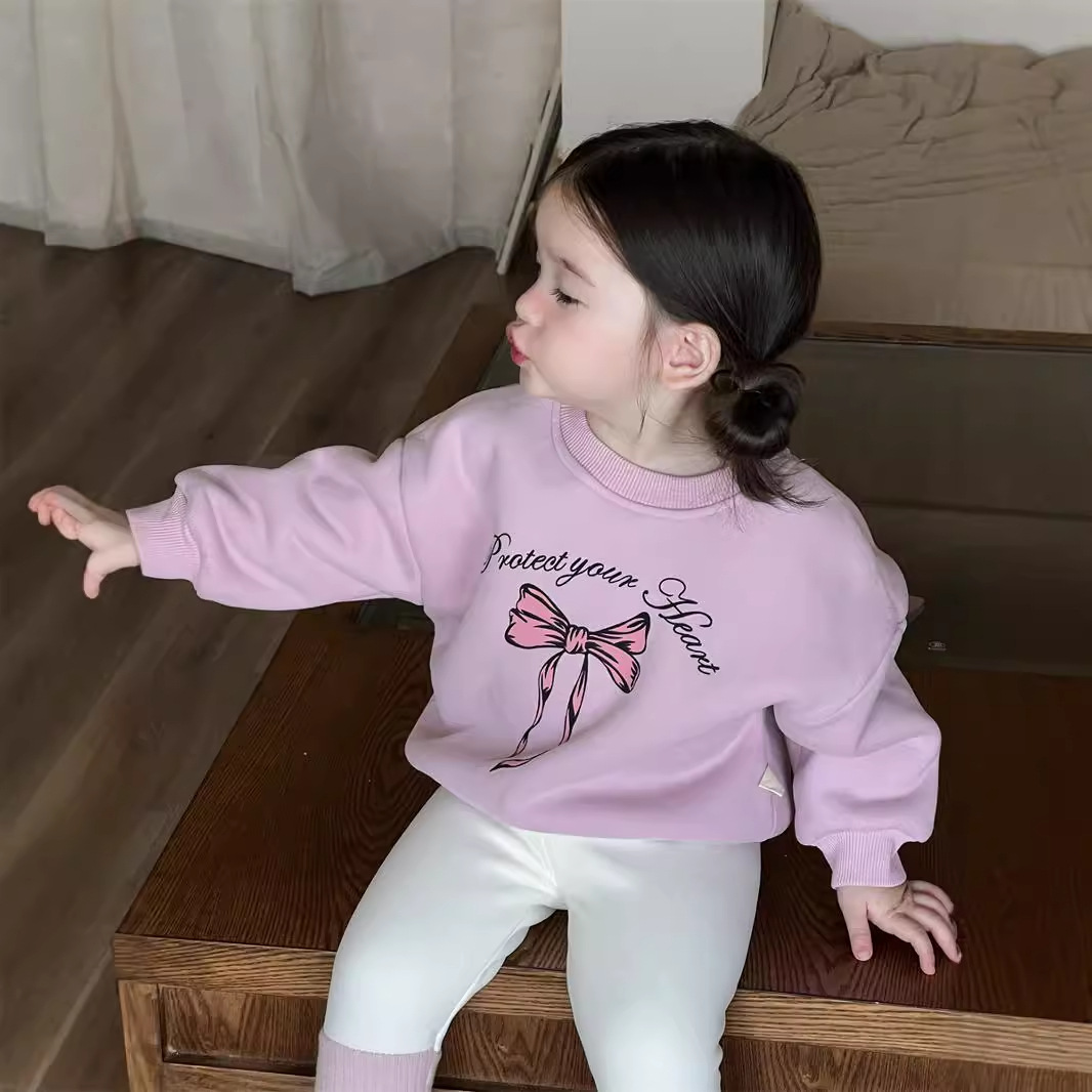 2024秋冬新品★子供服　トレーナー　裏起毛★73CM〜110cm 5色