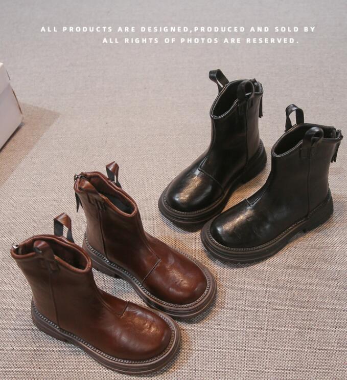 「2024」靴★子供靴★キッズ靴★シューズ★キッズ★ショートブーツ★2色26#〜36#