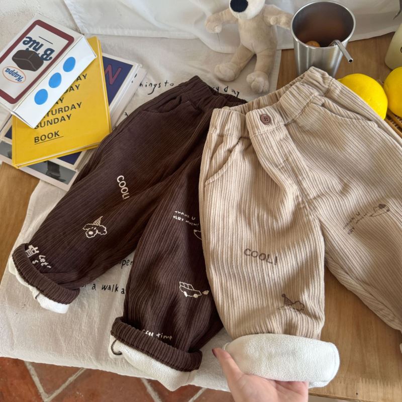 2024秋冬新入荷★子供服　ズボン★80cm〜140cm 2色