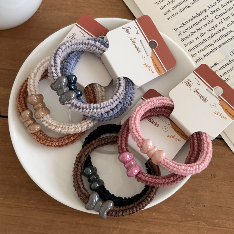 雑貨★子供用髪飾り　ヘアバンド　ヘアゴム★アクセサリー★4色