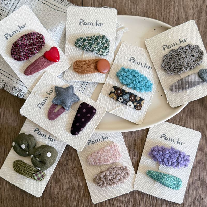 雑貨★子供用髪飾り　ヘアビン★アクセサリー★8組