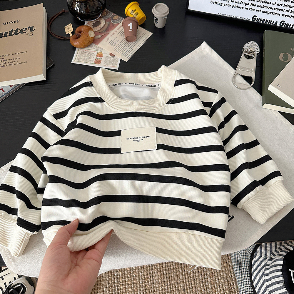 2024★秋冬新作★韓国風子供服★トレーナー★80cm〜160cm 2色