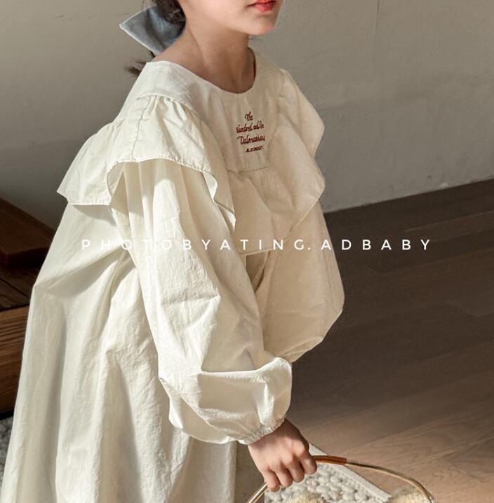 2025春新品SJ★子供服　ワンピース★80cm〜130cm 2色