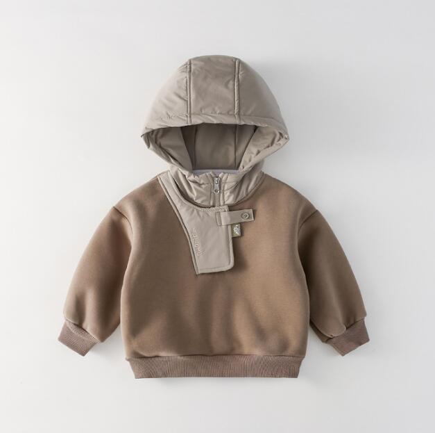 「2024」子供服★トップス★パーカー★裏起毛★韓国風子供服★2色80cm〜140cm