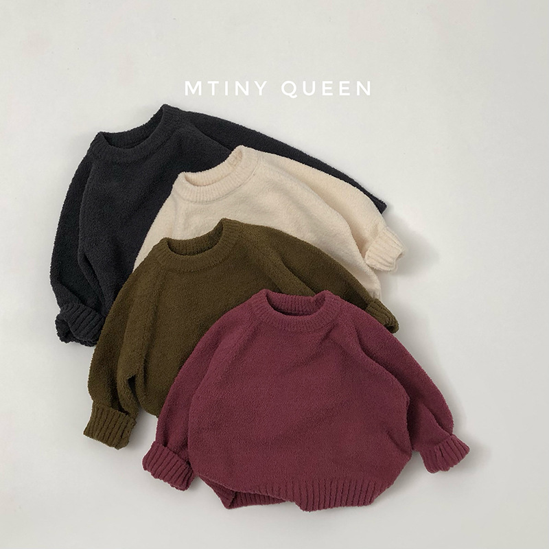 「2024」子供服★トップス★ニット★セーター★韓国風子供服★4色80cm〜130cm