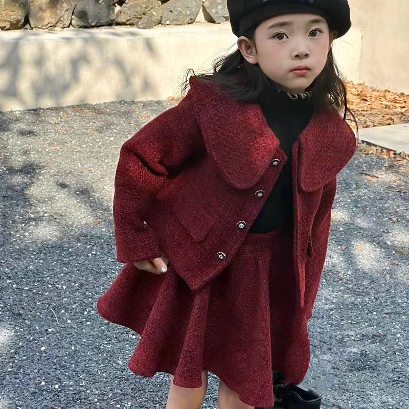 「2024」子供服★トップス+スカート★セットアップ★韓国風子供服★90cm〜140cm