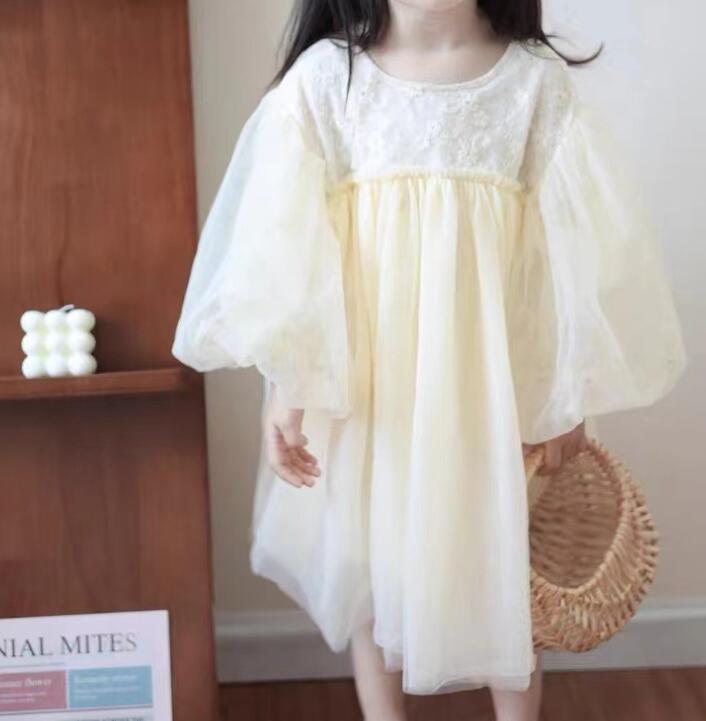 「2024」子供服★ワンピース★ドレス★長袖★韓国風子供服★7#〜15#