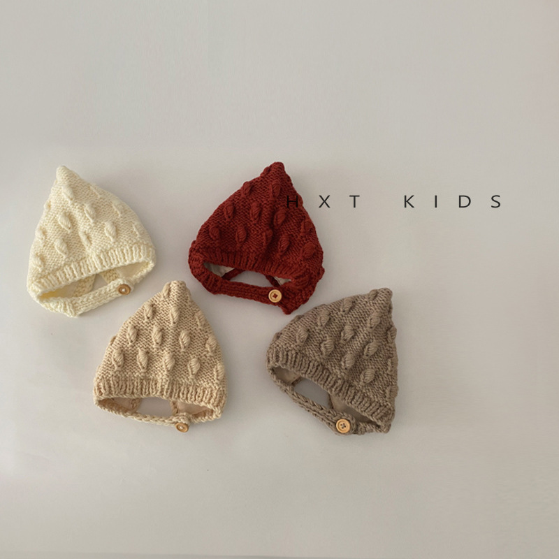 「2024」子供用★帽子★ニット帽子★防寒★ベビー★暖かい★4色