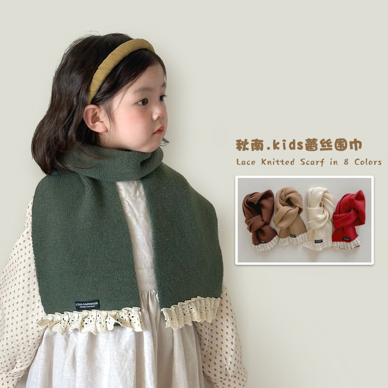 「2024」★子供用★マフラー★防寒★襟巻き★ネックウォーマー★キッズ★暖かい★7色