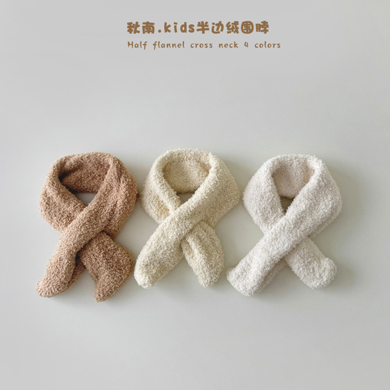 「2024」★子供用★マフラー★防寒★襟巻き★ネックウォーマー★キッズ★暖かい★4色