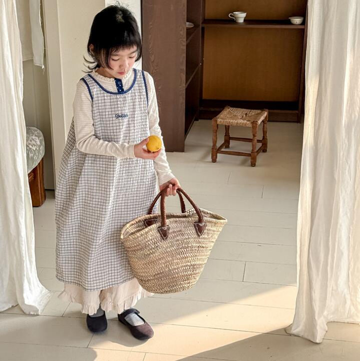 2025新品SJ★子供服　ワンピース★80cm〜130cm 2色