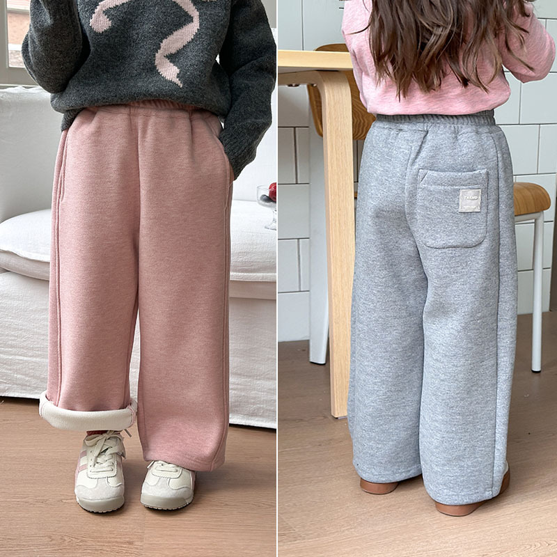 「2025」子供服★ズボン★ボトムス★裏起毛★韓国風子供服★2色90cm〜150cm