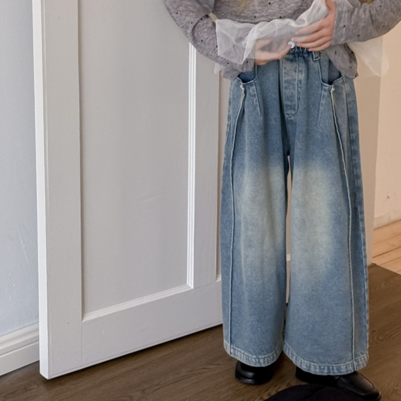 2025★春秋新作★韓国風子供服★ジーンズ★90cm〜150cm