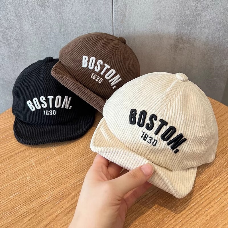 2025★春秋新作★キッズ帽子★ハット★キャップ★コーデュロイ★ 4色