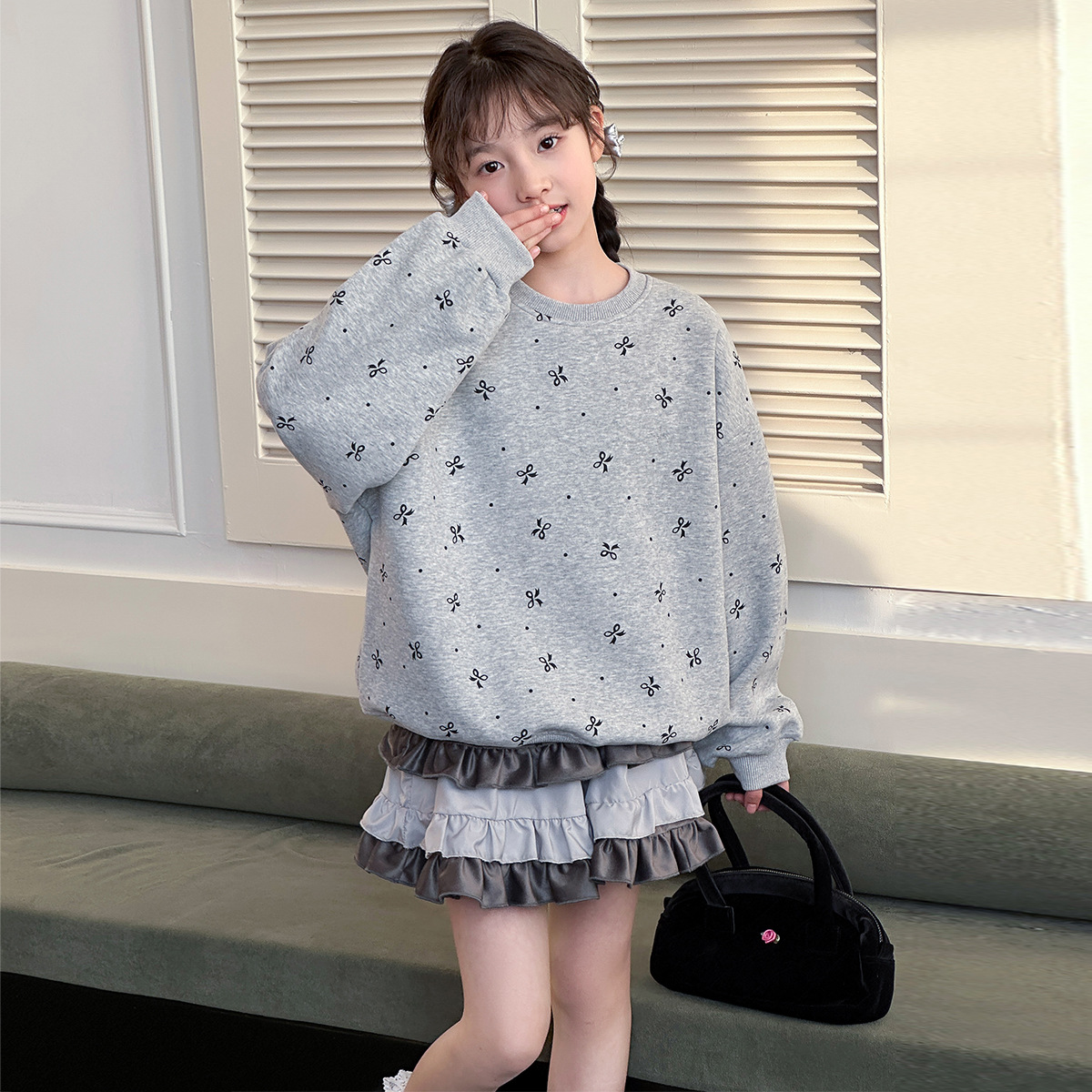 「2025」子供服★トップス★スカート★韓国風子供服★2色120cm〜170cm