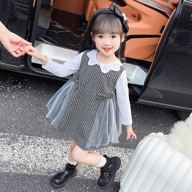 2025春新品★子供服　ワンピース+トップス　セット★90cm〜140cm 2色