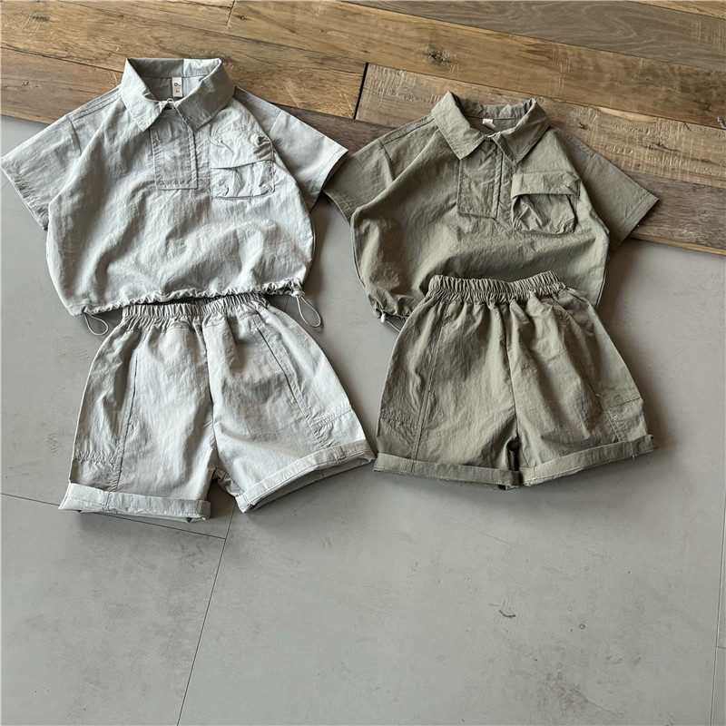 2025新品★子供服　セットアップ★80cm-120cm 2色