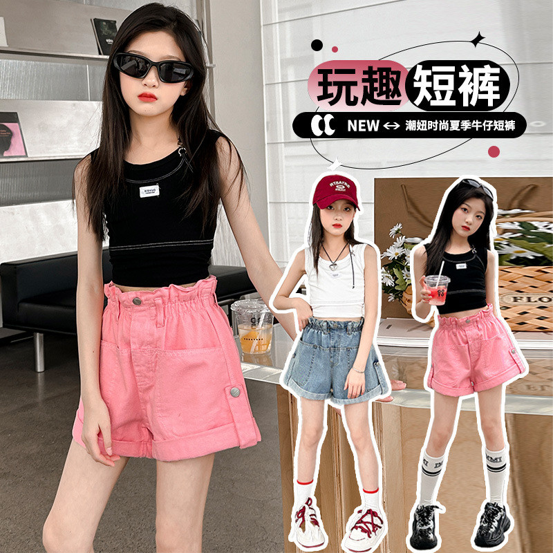 「2025」子供服★ショートズボン★ボトムス★韓国風子供服★2色120cm〜170cm