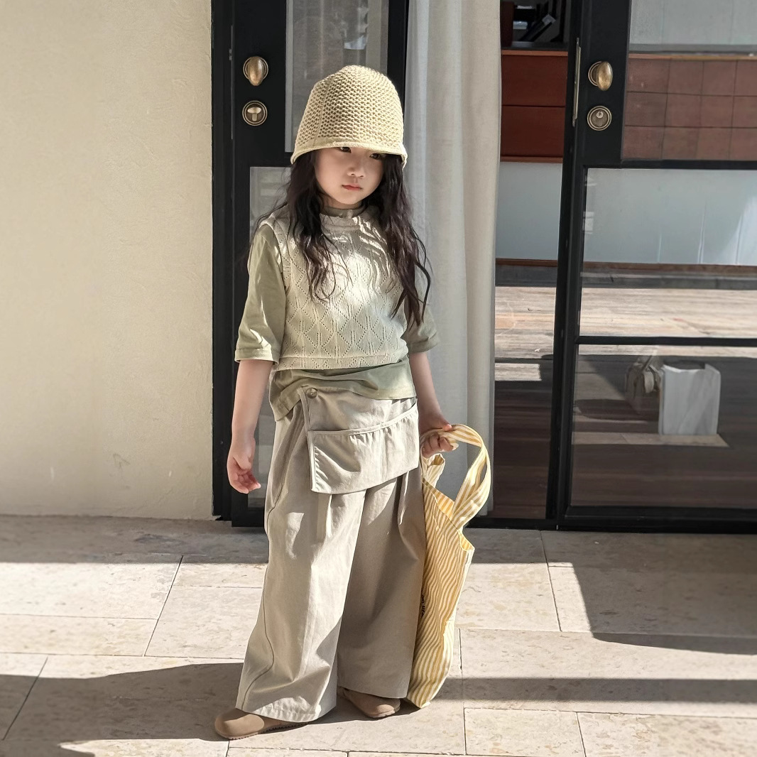 2025新作★子供服　ベスト&Tトップス&ズボン分けて★90cm〜150cm