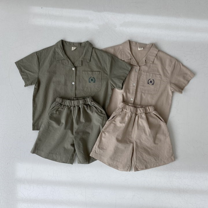 「2025」子供服★トップス+ズボン★セットアップ★半袖★韓国風子供服★2色73cm〜120cm