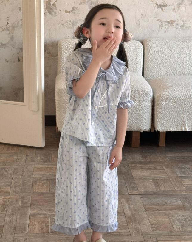 「2025」子供服★トップス+ズボン★セットアップ★部屋着★韓国風子供服★3色90cm〜130cm