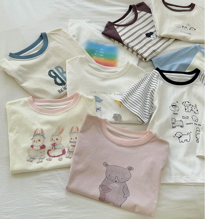 2025新作★子供服　Tトップス★90cm〜130cm 10色