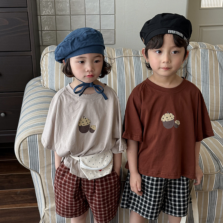 「2025」子供服★トップス★Tシャツ★韓国風子供服★2色80cm〜140cm