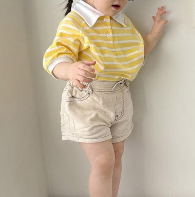 2025夏h★子供服　トップス　80-130cm★2色