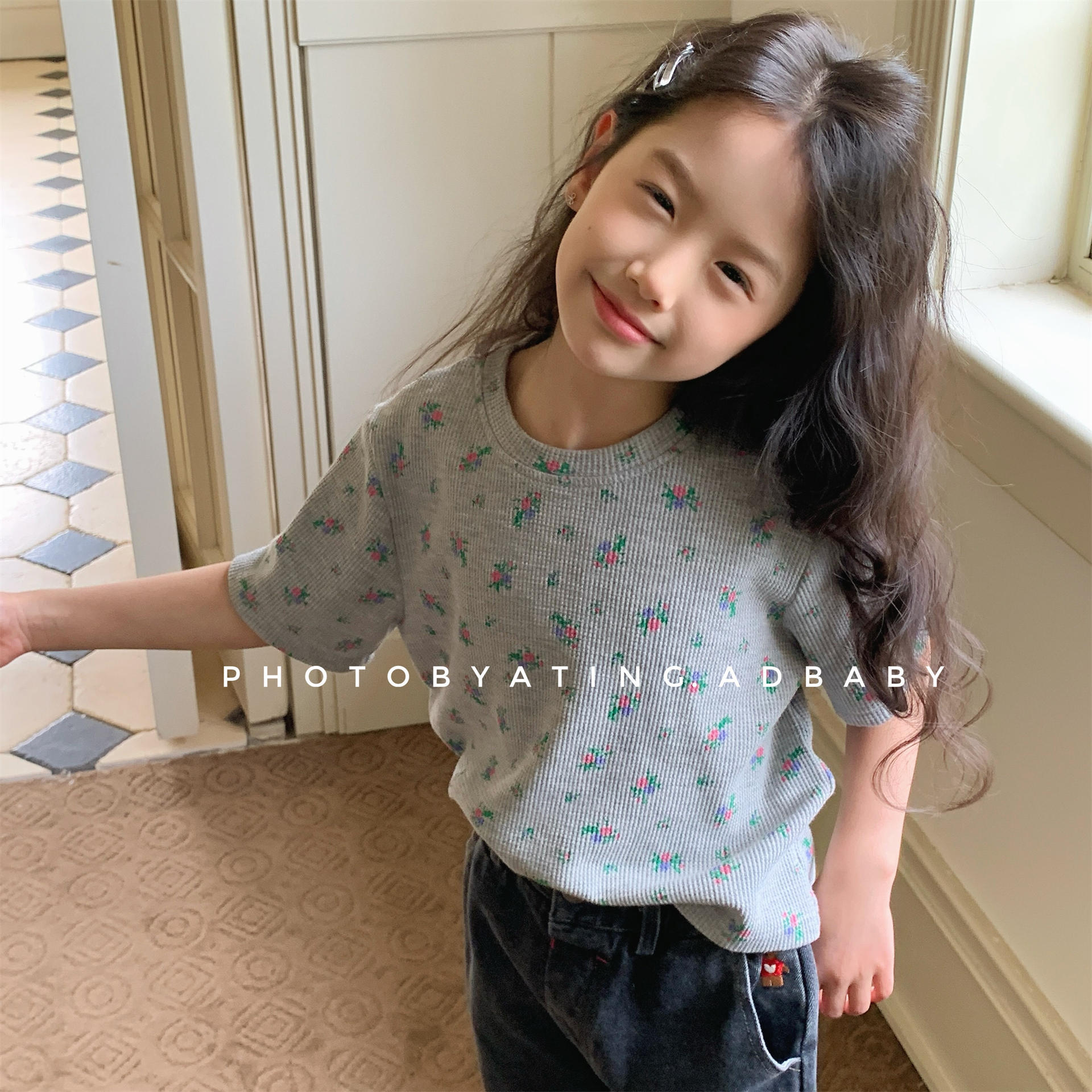 2025新作SJ★子供服　トップス★80cm〜130cm 2色