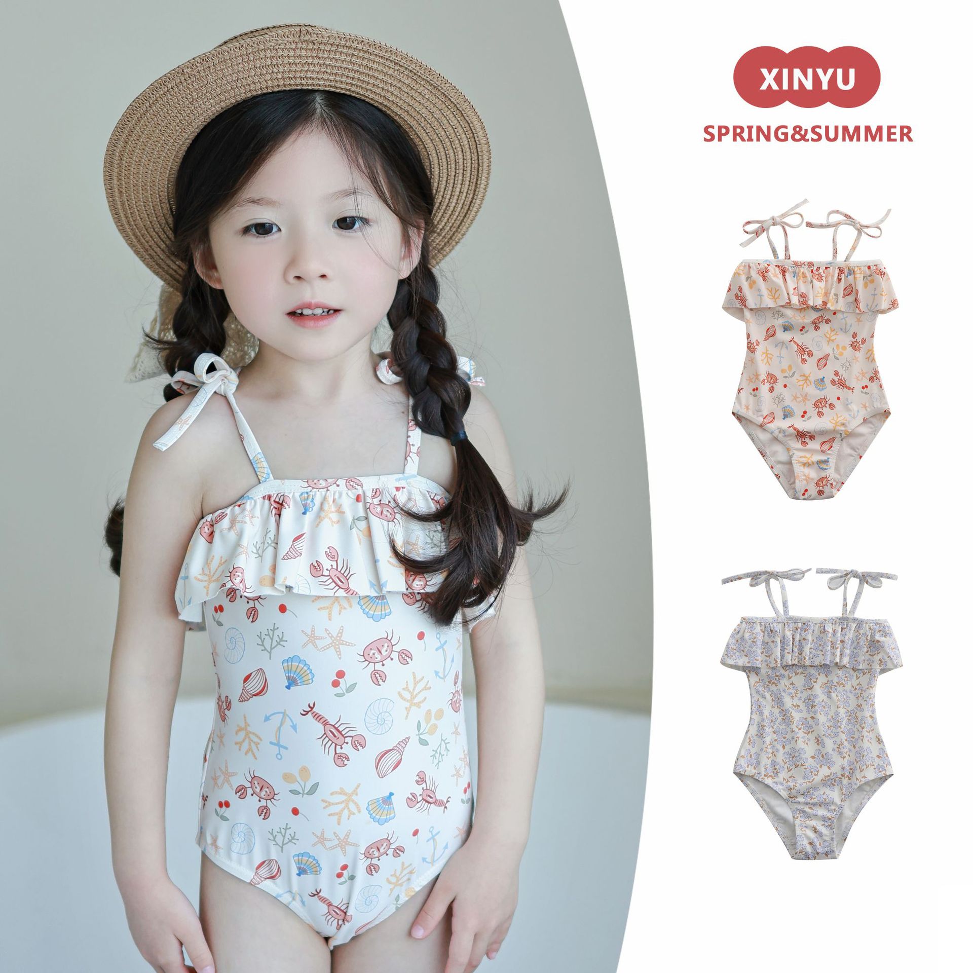 2025新品★子供服　水着★80〜130 2色