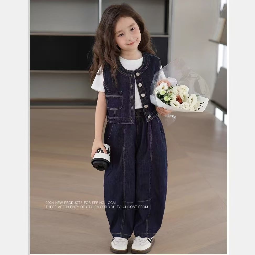 2025新品★子供服　ベストコート+ズボン　セットアップ★120〜180