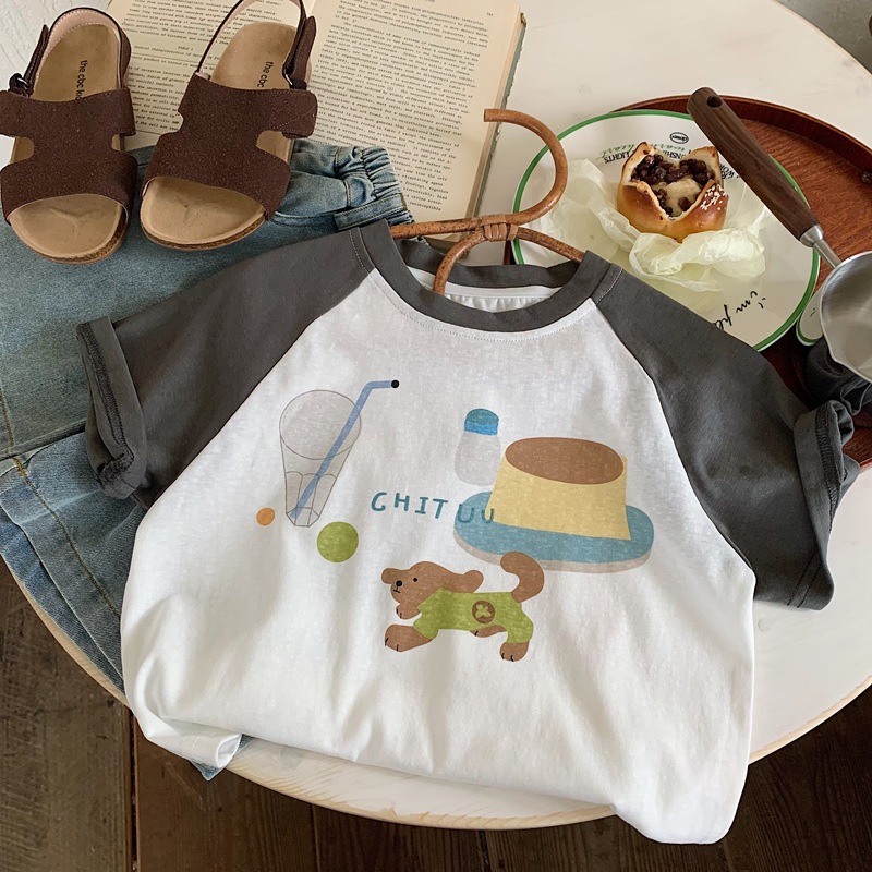 「2025」子供服★トップス★Tシャツ★韓国風子供服★80cm〜130cm