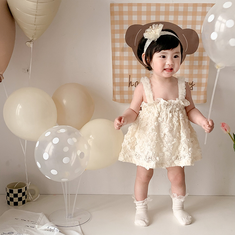 「2025」子供服★ロンパース+ヘアバンド★袖なし★韓国風子供服★66cm〜90cm