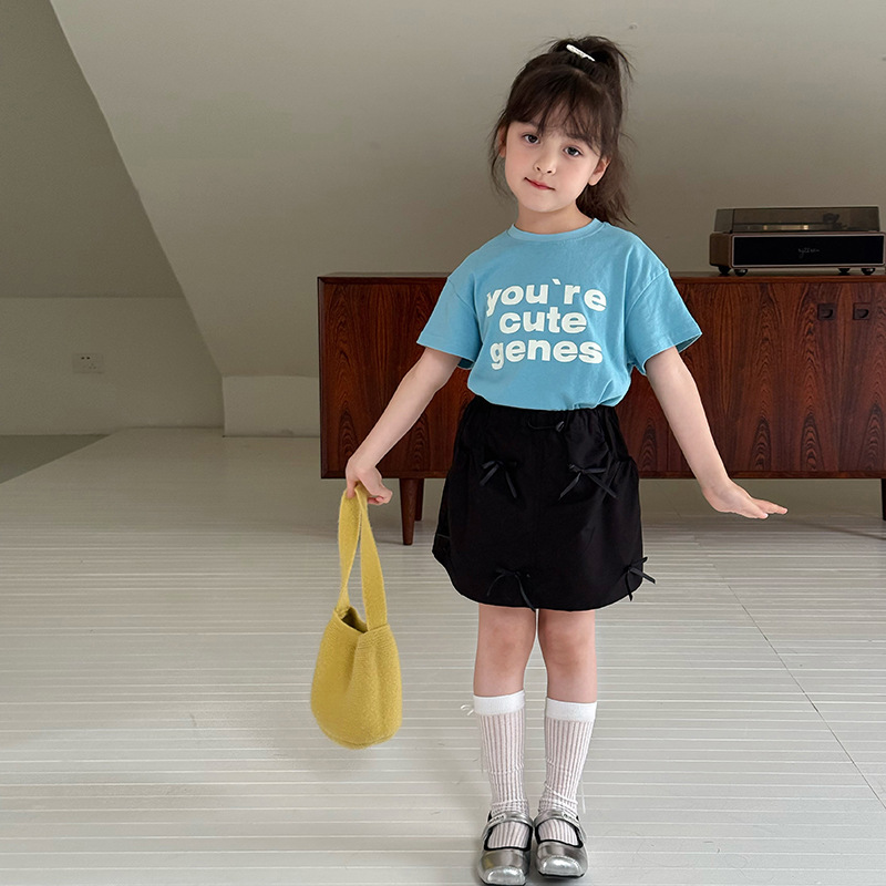 2025★夏新作★韓国風子供服★トップス★スカート★90cm〜170cm 2色