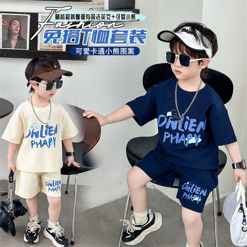 「2025」子供服★トップス+ズボン★セットアップ★韓国風子供服★2色90cm〜140cm